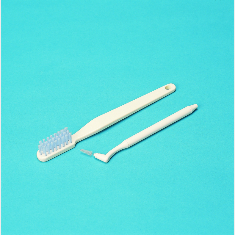 Model til demonstration af tandbrstning inkl. tandbrste 